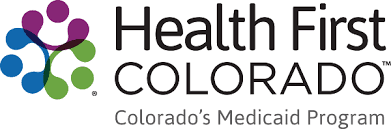 Health First Colorado - Medicaid logo — accepted at Meadowbrook Counseling Colorado Springs, Colorado